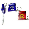 Tape Measure LED Flashlight Key Chain